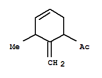 Ethanone, 1-(5-methyl-6-methylene-3-cyclohexen-1-yl)-(9ci)Structure,90213-48-2Structure Ethanone, 1-(5-methyl-6-methylene-3-cyclohexen-1-yl)-(9ci) Structure,90213-48-2Structure