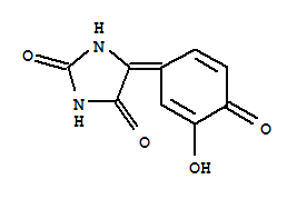 Hydantoin, 5-(3-hydroxy-4-oxo-2,5-cyclohexadien-1-ylidene)-(7ci)Structure,90418-78-3Structure Hydantoin, 5-(3-hydroxy-4-oxo-2,5-cyclohexadien-1-ylidene)-(7ci) Structure,90418-78-3Structure