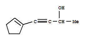 3-Butyn-2-ol, 4-(1-cyclopenten-1-yl)-(7ci)Structure,90533-93-0Structure 3-Butyn-2-ol, 4-(1-cyclopenten-1-yl)-(7ci) Structure,90533-93-0Structure