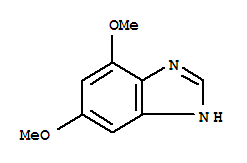 (9ci)-4,6-二甲氧基-1H-苯并咪唑結構式_90557-59-8結構式