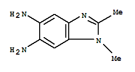 1H-benzimidazole-5,6-diamine,1,2-dimethyl-(9ci)Structure,90562-74-6Structure 1H-benzimidazole-5,6-diamine,1,2-dimethyl-(9ci) Structure,90562-74-6Structure