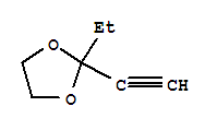 (9ci)-2-乙基-2-乙炔-1,3-二氧戊環(huán)結構式_90935-45-8結構式