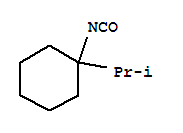 (7ci)-1-異丙基環(huán)己基酯異氰酸結(jié)構(gòu)式_90977-96-1結(jié)構(gòu)式