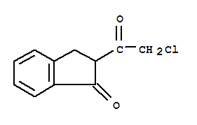 (7ci)-2-(氯乙酰基)-1-茚酮結(jié)構(gòu)式_91063-83-1結(jié)構(gòu)式