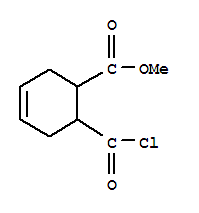 3-Cyclohexene-1-carboxylic acid, 6-(chloroformyl)-, methyl ester (7ci)Structure,91179-09-8Structure 3-Cyclohexene-1-carboxylic acid, 6-(chloroformyl)-, methyl ester (7ci) Structure,91179-09-8Structure