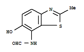 (7ci)-n-(6-羥基-2-甲基-7-苯并噻唑)-甲酰胺結(jié)構(gòu)式_91192-35-7結(jié)構(gòu)式