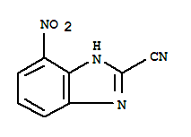 1H-benzimidazole-2-carbonitrile,4-nitro-(9ci)Structure,91736-03-7Structure 1H-benzimidazole-2-carbonitrile,4-nitro-(9ci) Structure,91736-03-7Structure