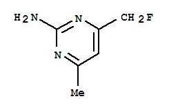 (9ci)-4-(氟甲基)-6-甲基-2-嘧啶胺結(jié)構式_92311-42-7結(jié)構式
