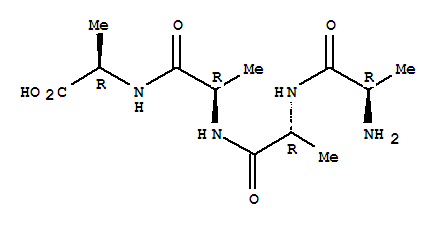 (9CI)-N-[N-(N-D-丙氨?；?D-丙氨?；?-D-丙氨酰基]-D-丙氨酸結(jié)構(gòu)式_926-78-3結(jié)構(gòu)式