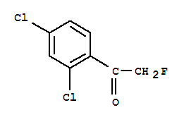 Ethanone, 1-(2,4-dichlorophenyl)-2-fluoro-(9ci)Structure,92781-39-0Structure Ethanone, 1-(2,4-dichlorophenyl)-2-fluoro-(9ci) Structure,92781-39-0Structure