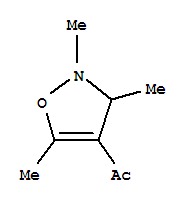 (9ci)-1-(2,3-二氫-2,3,5-三甲基-4-異噁唑基)-乙酮結構式_92807-67-5結構式