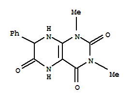 2,4,6(3H)-pteridinetrione, 1,5,7,8-tetrahydro-1,3-dimethyl-7-phenyl-Structure,928336-42-9Structure 2,4,6(3H)-pteridinetrione, 1,5,7,8-tetrahydro-1,3-dimethyl-7-phenyl- Structure,928336-42-9Structure