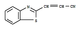 (9ci)-3-(2-苯并噻唑)-2-丙烯腈結(jié)構(gòu)式_94663-46-4結(jié)構(gòu)式