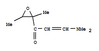 (9ci)-3-(二甲基氨基)-1-(2,3-二甲基環(huán)氧乙烷)-2-丙烯-1-酮結(jié)構(gòu)式_95642-39-0結(jié)構(gòu)式
