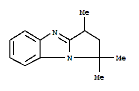 (7ci)-2,3-二氫-1,1,3-三甲基-1H-吡咯并[1,2-a]苯并咪唑結(jié)構(gòu)式_95979-87-6結(jié)構(gòu)式