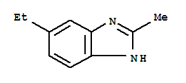 1H-benzimidazole,5-ethyl-2-methyl-(9ci)Structure,97863-20-2Structure 1H-benzimidazole,5-ethyl-2-methyl-(9ci) Structure,97863-20-2Structure