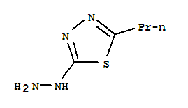 (6ci)-2-肼基-5-丙基-1,3,4-噻二唑結構式_98070-05-4結構式