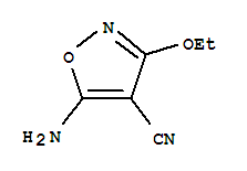(6ci)-5-氨基-3-乙氧基-4-異噁唑甲腈結(jié)構(gòu)式_98140-92-2結(jié)構(gòu)式