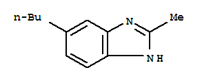 1H-benzimidazole,5-butyl-2-methyl-(9ci)Structure,98396-32-8Structure 1H-benzimidazole,5-butyl-2-methyl-(9ci) Structure,98396-32-8Structure