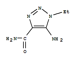1H-1,2,3-triazole-4-carboxamide,5-amino-1-ethyl-(6ci,9ci)Structure,99420-47-0Structure 1H-1,2,3-triazole-4-carboxamide,5-amino-1-ethyl-(6ci,9ci) Structure,99420-47-0Structure