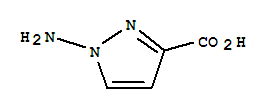 (9ci)-1-氨基-1H-吡唑-3-羧酸結(jié)構(gòu)式_99939-08-9結(jié)構(gòu)式