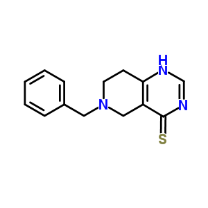 5,6,7,8-四氫-6-(苯基甲基)-吡啶并[4,3-d]嘧啶-4(3h)-硫酮結(jié)構(gòu)式_10055-99-9結(jié)構(gòu)式
