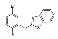 2-(5-Bromo-2-fluorobenzyl)benzo[b]thiophene Structure,1034305-17-3Structure