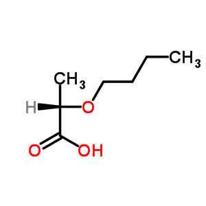 （S）-2-丁氧基丙酸結(jié)構(gòu)式_104631-62-1結(jié)構(gòu)式