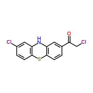 2-氯-1-(8-氯-10h-吩噻嗪-2-基)-乙酮結(jié)構(gòu)式_10554-02-6結(jié)構(gòu)式