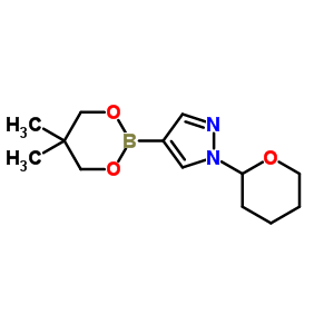 1-(2-Tetrahydropyranyl)-1h-pyrazole-4-boronic acid neopentyl glycol esterStructure,1072944-26-3Structure 1-(2-Tetrahydropyranyl)-1h-pyrazole-4-boronic acid neopentyl glycol ester Structure,1072944-26-3Structure