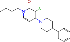 1-Butyl-3-chloro-4-(4-phenylpiperidin-1-yl)pyridin-2(1h)-oneStructure,1127498-03-6Structure 1-Butyl-3-chloro-4-(4-phenylpiperidin-1-yl)pyridin-2(1h)-one Structure,1127498-03-6Structure