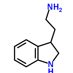 2-(吲哚-3-基)乙胺結(jié)構(gòu)式_13078-91-6結(jié)構(gòu)式