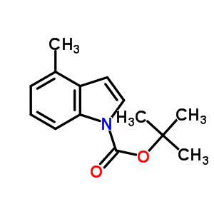 N-(boc)-4-methylindoleStructure,136540-84-6Structure N-(boc)-4-methylindole Structure,136540-84-6Structure