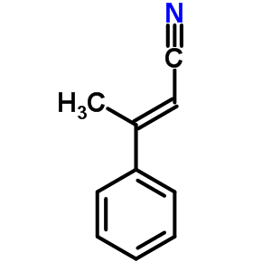3-苯基-2-丁烯腈結(jié)構(gòu)式_14368-40-2結(jié)構(gòu)式