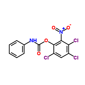 3,4,6-三氯-2-硝基苯酚 1-(N-苯基氨基甲酸酯)結(jié)構(gòu)式_14572-56-6結(jié)構(gòu)式