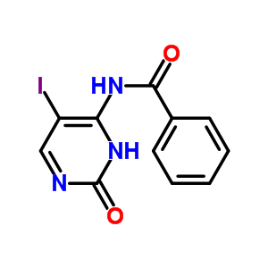 N-(5-iodo-2-oxo-1,2-dihydro-pyrimidin-4-yl)-benzamideStructure,145913-85-5Structure N-(5-iodo-2-oxo-1,2-dihydro-pyrimidin-4-yl)-benzamide Structure,145913-85-5Structure