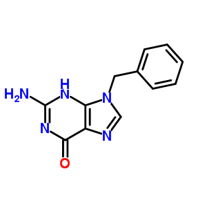 6H-purin-6-one,2-amino-1,9-dihydro-9-(phenylmethyl)-Structure,14937-72-5Structure 6H-purin-6-one,2-amino-1,9-dihydro-9-(phenylmethyl)- Structure,14937-72-5Structure
