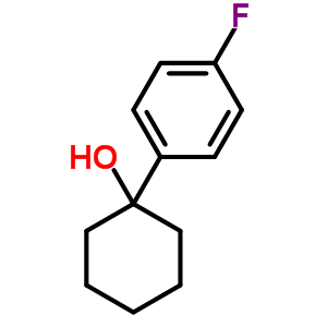 1-(4-氟苯基)-環(huán)己醇結(jié)構式_1496-36-2結(jié)構式
