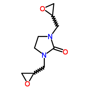 1,3-雙(2-環(huán)氧乙烷甲基)-2-咪唑啉酮結(jié)構(gòu)式_15336-78-4結(jié)構(gòu)式