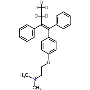 他莫昔芬-D5結構式_157698-32-3結構式