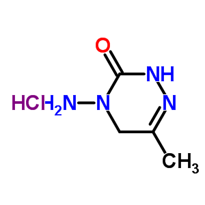 4-Amino-6-methyl-3-oxo-2,3,4,5-Tetrahydro-1,2,4-triazine hydrochloride Structure,158329-07-8Structure