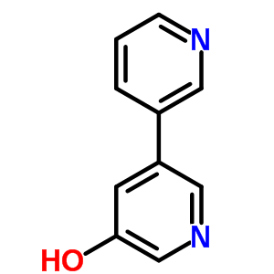 3,3-聯(lián)吡啶-5-醇結(jié)構(gòu)式_15862-23-4結(jié)構(gòu)式