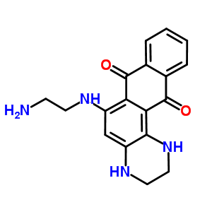 6-[(2-氨基乙基)氨基]-1,2,3,4-四氫-萘并[2,3-f]喹噁啉-7,12-二酮結(jié)構(gòu)式_16013-92-6結(jié)構(gòu)式