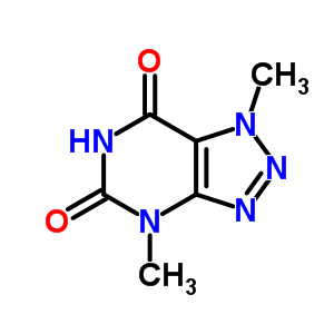 1,4-二甲基-1H-1,2,3-噻唑并[4,5-d]嘧啶-5,7(4h,6h)-二酮結(jié)構(gòu)式_1632-29-7結(jié)構(gòu)式