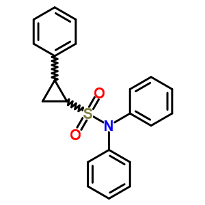 Cyclopropanesulfonamide,n,n,2-triphenyl-, trans-(8ci) Structure,17299-23-9Structure