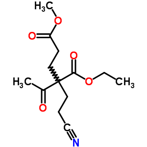 2-乙?；?2-(2-氰基乙基)-戊二酸 1-乙基 5-甲酯結(jié)構(gòu)式_1810-80-6結(jié)構(gòu)式