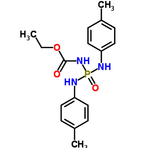 n-雙[(4-甲基苯基)氨基]膦氨基甲酸乙酯結(jié)構(gòu)式_18639-03-7結(jié)構(gòu)式