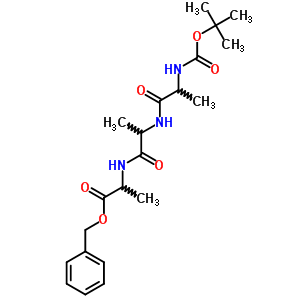 2-[2-[2-(叔丁氧基羰基氨基)丙?；被鵠丙?；被鵠丙酸芐酯結(jié)構(gòu)式_18671-06-2結(jié)構(gòu)式