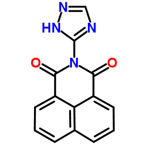 2-(1H-1,2,4-噻唑-5-基)-1H-苯并(de)異喹啉-1,3(2H)-二酮結(jié)構(gòu)式_19691-97-5結(jié)構(gòu)式