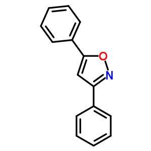 3,5-二苯基異噁唑結(jié)構(gòu)式_2039-49-8結(jié)構(gòu)式